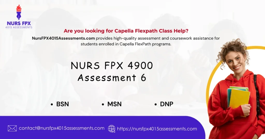 NURS FPX 4900 Assessment 6